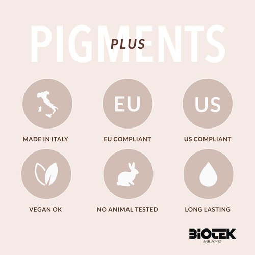 BIOTEK Brow Pigment Color for Long Lasting Makeup - Hybrid Long Lasting - Made in Italy (Bellini)