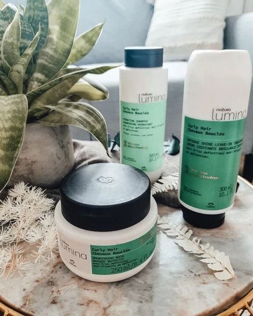 Natura - Lumina Curly Hair Recovery Mask – Deep Hydration, Frizz Control & Curl Definition Treatment | 100% Vegan, Sulfate- & Silicone-Free (250 ml)