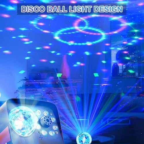 800W Fog Machine with 4500 CFM Output, Disco Lights & Remote Control for Parties