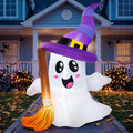 Halloween Inflatable Ghost with LED Lights, 6 Feet Outdoor Yard Decoration