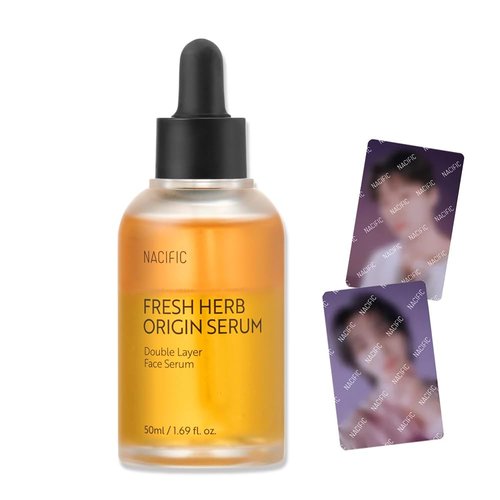 Nacific x ATEEZ Fresh Herb Origin Serum with Photocards (random) by KOSBEAUTY