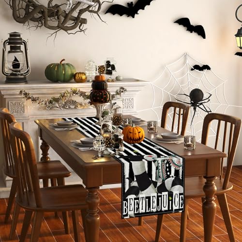 Halloween Table Runner 13x72 Inches for Holiday & Party Decor