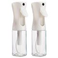 Practix 2 Pack Continuous Mist Spray Bottle – Ultra Fine Mist for Hair Styling, Salon Use, and Versatile Applications – Ideal for Plants, Cleaning, and Travel – 5 oz Clear Octagon Shape Empty Bottle