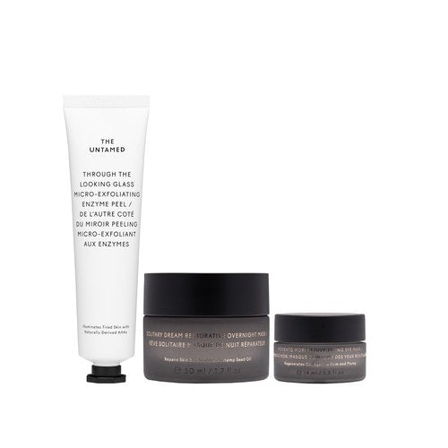 Untamed Weekly Kit - Complete Facial Skin Care Set for Hydration, Even Skin Tone & Wrinkle Reduction