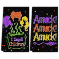 Halloween Kitchen Towels 18x26 Inch 2-Pack - Hocus Pocus Home Party Decor