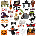 30PCS Halloween Photo Booth Props Set - Spooky Party Decorations