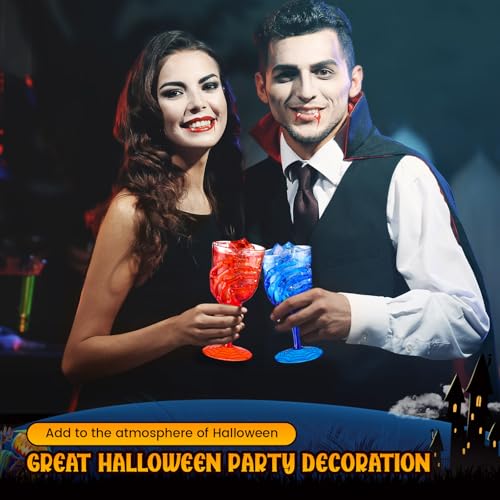 Halloween Skeleton Hand Goblets - 24 Plastic Cups for Parties & Decorations