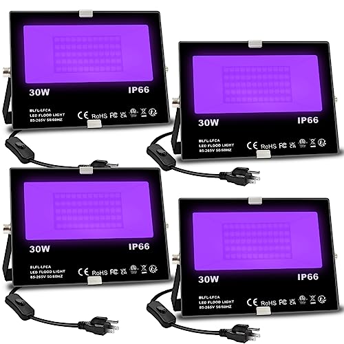 Black Light LED Flood Light 30W Outdoor Glow Party Lighting - Variation 4