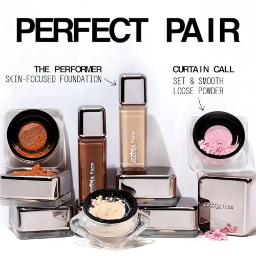 About-Face Curtain Call Light Loose Setting Powder - Veil Variation 0.35oz