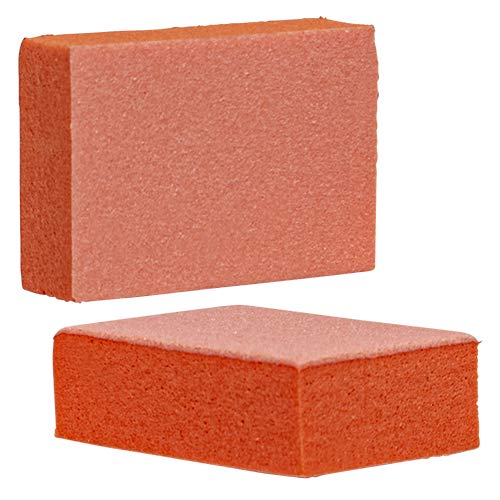 Americanails Mini Orange Buffers - (180/240 Grit) - Professional Salon Quality Buffing Blocks for Nails - Buff Nails Prior to Application of Polish, Gel Polish, Gel, Acrylic, Double-Sided, 50 Ct