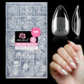 UNA GELLA Short Almond Nail Tips A1-Short Almond 450PCS Fake Acrylic Nails