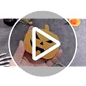 Halloween Felt Banner 2 Pcs Ghosts Pom Poms Halloween Decorations