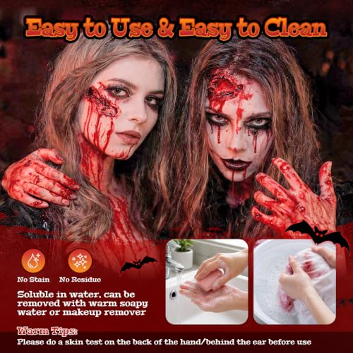 Halloween Fake Blood Kit with Spray & Dripping Blood - SFX01 Variation