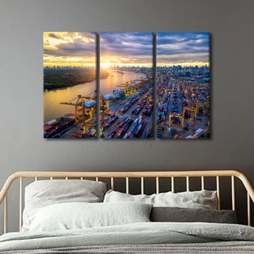 Shipping Container Wall Art Canvas Prints - 42x28 Inches Variation of THIS Listing