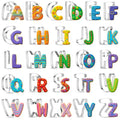 Alphabet Cookie Cutter Set - 26 Stainless Steel Letter Mold for Baking & Crafts