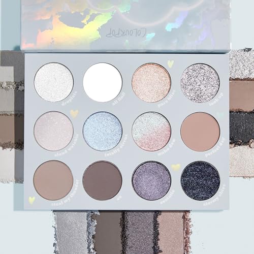 ColorPop Cloud 9 Eyeshadow Palette - Multi-Finish High-Pigment Eye Makeup