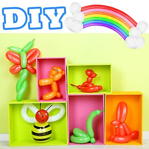 Animal Balloon Kit - 1000 Pieces, Multi-Color Twisting Balloons for Party & Classroom