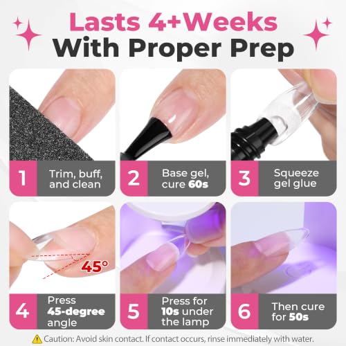 Solid Gel Nail Glue 25g for UV Lamp Cured Tips - UNA GELLA Variation