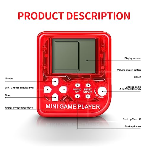 Video Game Keychain Set - 18 Retro Gaming Favors for Kids & Teens