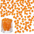 Orange Acrylic Gems Vase Fillers 500PCS - Irregular Plastic Diamonds for Decor