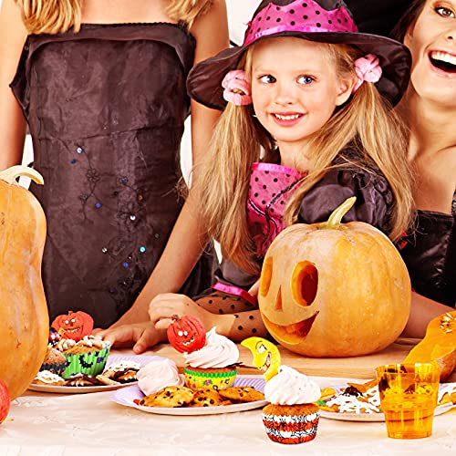 Halloween Cupcake Liners Set - 600 Count Classic Style Party Supplies