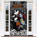 Halloween Door Cover Skeleton & Ghost Decor for Porch & Wall