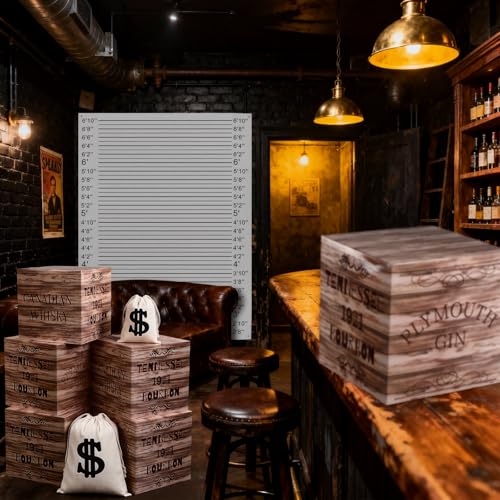 Halloween Speakeasy Trunk or Treat Decorations Set - 19 Pcs Haunted Party Props
