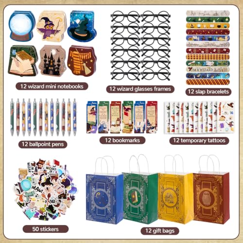 Wizard Party Favors Set 134 Pieces for Kids Birthday & Halloween
