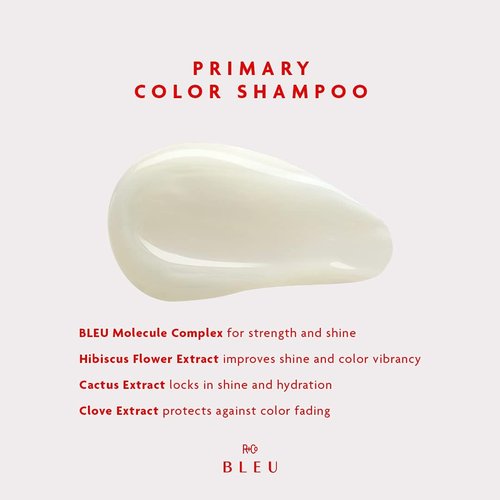 R+Co BLEU Primary Color Shampoo - Nourishing Color Protection & Luxurious Shine | Vegan & Cruelty-Free | 8.5 Oz