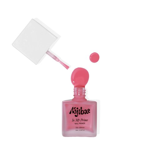Kijibae In My Prime Nail Primer – Quick Dry Matte Finish Prep for Gel Nail Strip Application, 10ml / 0.34 fl oz