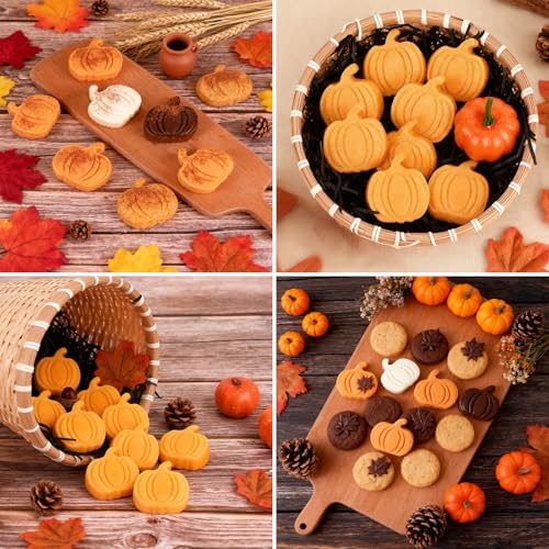 Pumpkin Cake Molds Silicone Thanksgiving Chocolate & Candy Mold - Orange