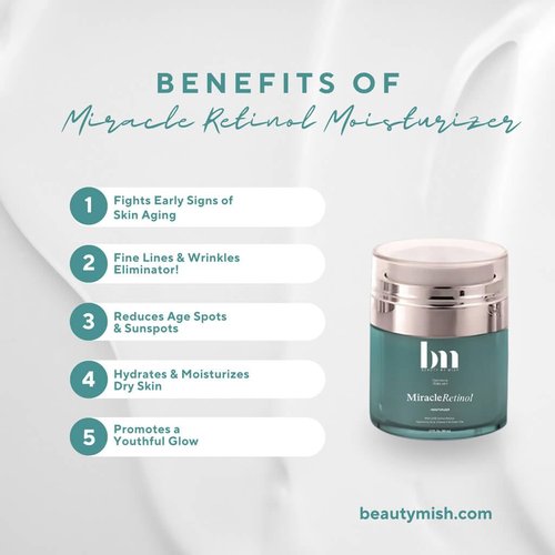 Regine Switzerland Retinol Moisturizer - Hydrating Anti-Aging Cream with Hyaluronic Acid & Vitamin E | 50ml/1.7 fl. Oz