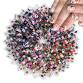 Halloween Nail Stickers 3D Embossed Ghost Pumpkin Web & Skull Design Style-18