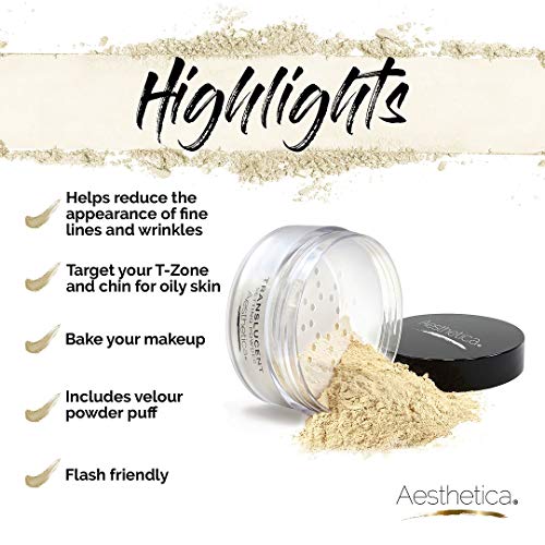Aesthetica Translucent Setting Powder - Matte Finishing Loose Face Powder