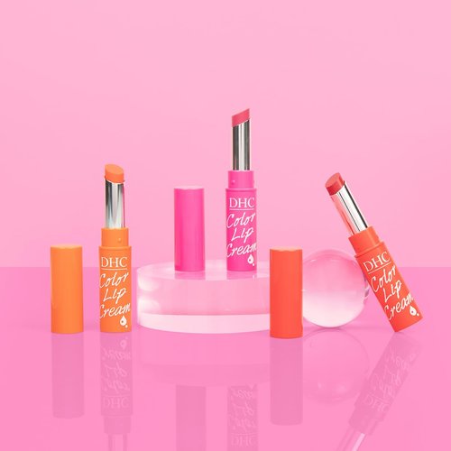 DHC Color Lip Cream - Hydrating & Long-Lasting Formula | Set of 3 Vibrant Shades