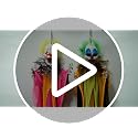 Halloween Clown Decorations Set - Creepy Ghosts with Light-Up Eyes, Outdoor Haunted House Props