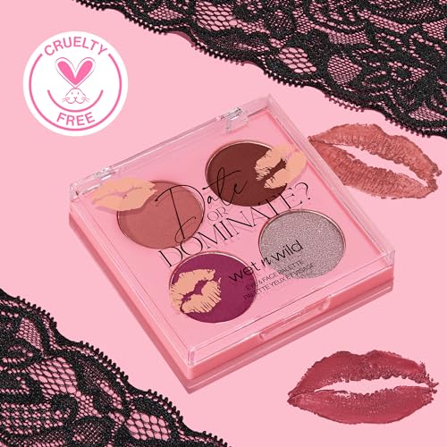 Eye & Face Makeup Palette - 4 Sultry Shades, Blends & Shimmers