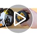 Mini Plastic Cauldron Party Favors - 12 Pack Small Halloween Candy Buckets