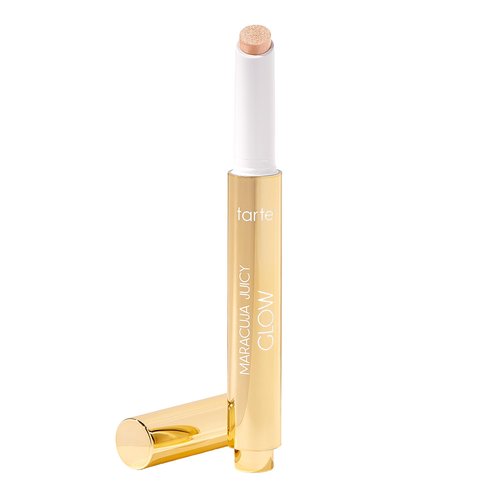 tarte maracuja juicy glow highlight – Highlighter with Vitamin E to Hydrate, Blur appearance for a Smooth Buildable & Luminous Radiant Finish, Vegan & Cruelty-Free, full size, pearlescent glow