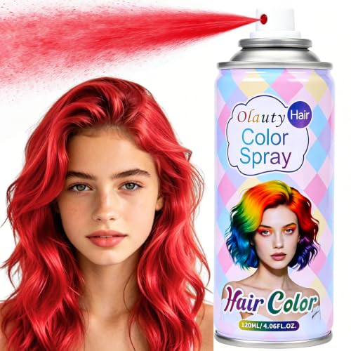 Temporary Red Hair Spray for Kids & Women - 1 Ounce