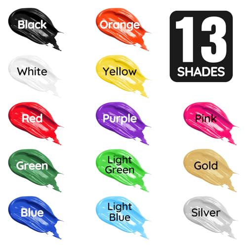 Black White Light Blue Water-Based Face Paint for Halloween & SFX - PASNOWFU