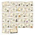 Halloween Treasure Hunt Clues Set - Indoor & Outdoor Party Games for Adults
