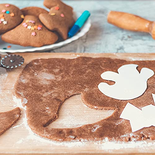 Halloween Cookie Cutter Set 12-Piece Stainless Steel Baking Mold for Cookies & Decorations