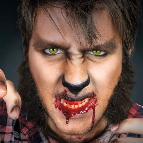 Mehron Makeup Tri-Color Halloween Face Paint Palette - Werewolf Edition