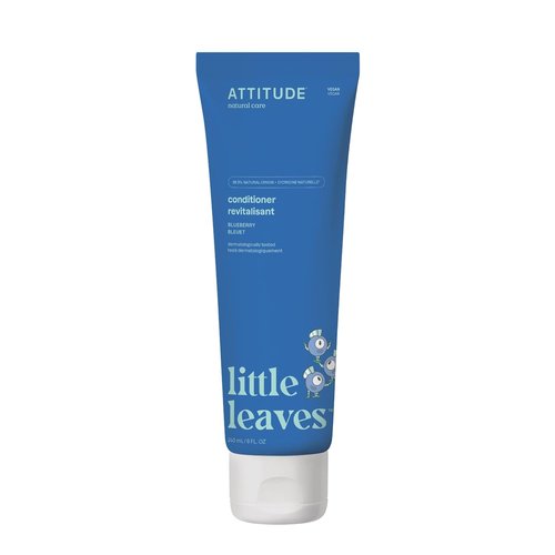 ATTITUDE Kids Hair Conditioner - Vegan Plant-Based Detangler with Blueberry - 8 Fl Oz