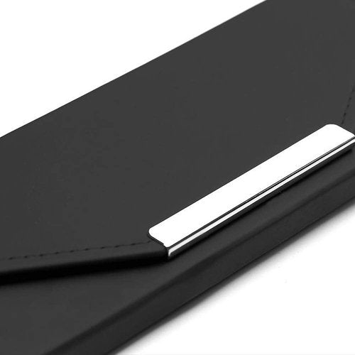 1 Piece Black PU Leather Empty Tweezers Storage Bag for Eyelash Extensions Multi-pockets Travel Case For Eyelash Grafting Extension Tweezers