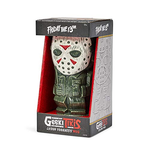 Horror-Themed Ceramic Tiki Mug - Jason Voorhees 26oz Collectible Cup
