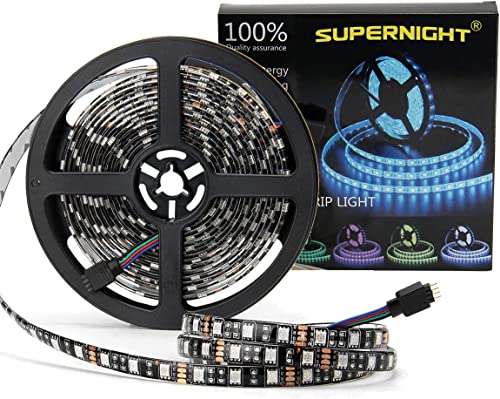 RGB Remote Controller & 16.4ft Waterproof RGB LED Rope Lights for Indoor & Holiday Decor