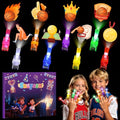 Basketball Themed LED Finger Lights - 36 Pack Glow in Dark Party Favors