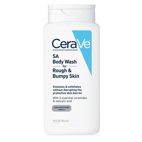 CeraVe Body Wash - Exfoliating Salicylic Acid Formula for Smooth, Bump-Free Skin | 10 Ounce